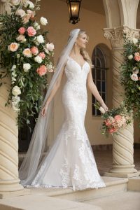 7100-Stella York Fit and Flare Wedding Dress